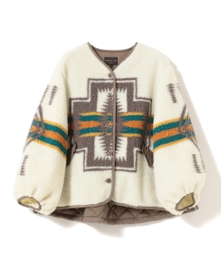 PENDLETON × CAROLINA GLASER / 別注 ボアキルトブルゾン