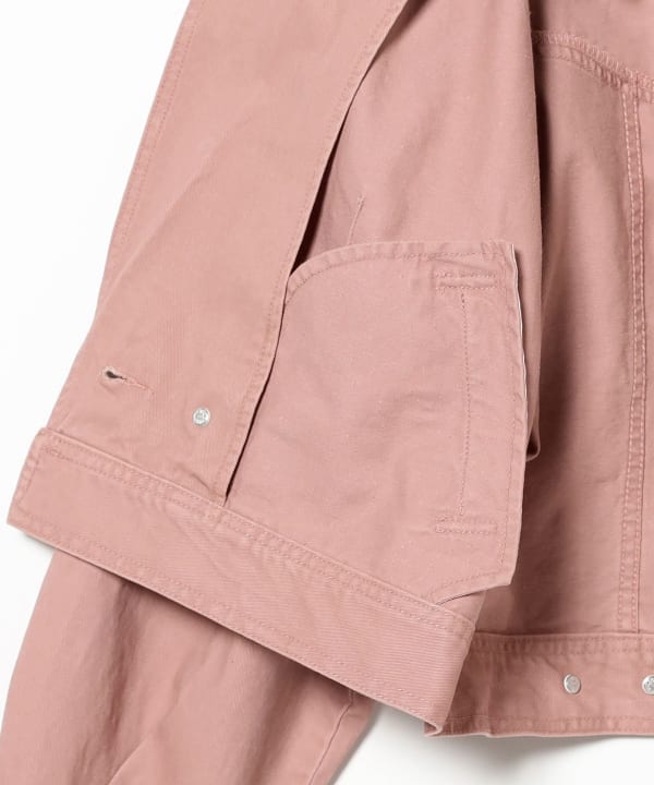 CAROLINA GLASER（カロリナ グレイサー）2WAYフリルデニム ジャケット