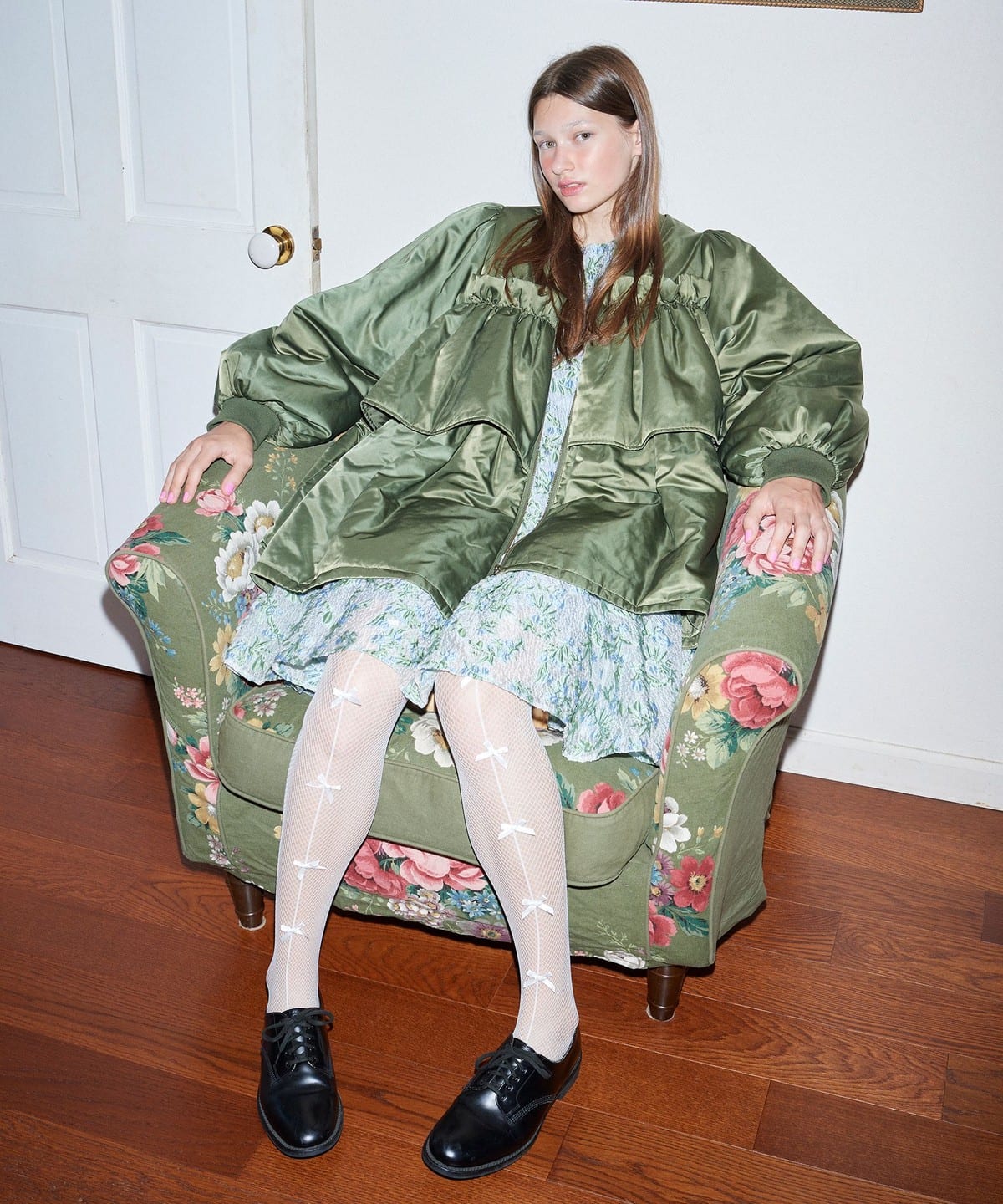 フリル 中綿ブルゾン ブルゾン WOMEN KHAKI ONE SIZE フリル 中綿ブルゾン ブルゾン WOMEN KHAKI ONE SIZE