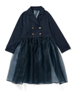 CAROLINA GLASER / オーガンジー使い トレンチコート