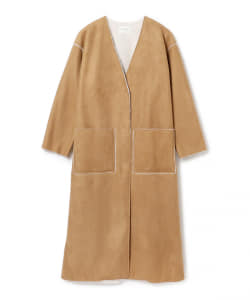 CAROLINA GLASER / フェイクムートン コート