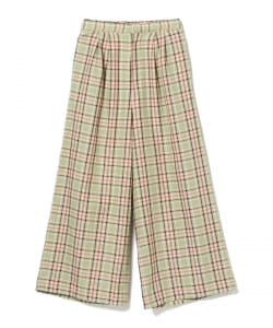 CAROLINA GLASER / チェック　ワイドパンツ