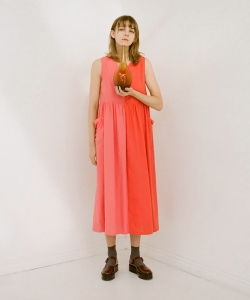 CAROLINA GLASER / 配色ロングワンピース