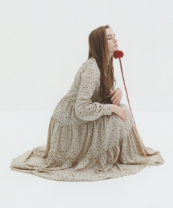 CAROLINA GLASER / ランダムドット ロングワンピース