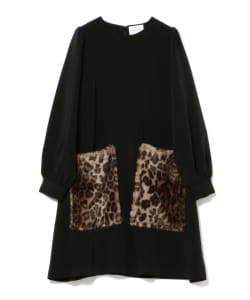 CAROLINA GLASER / エコファーポケット ワンピース