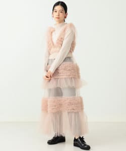 ▲CAROLINA GLASER / フリルチュール ワンピース