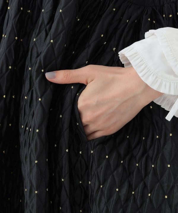 CAROLINA GLASER ラメドット キャミソール ワンピース