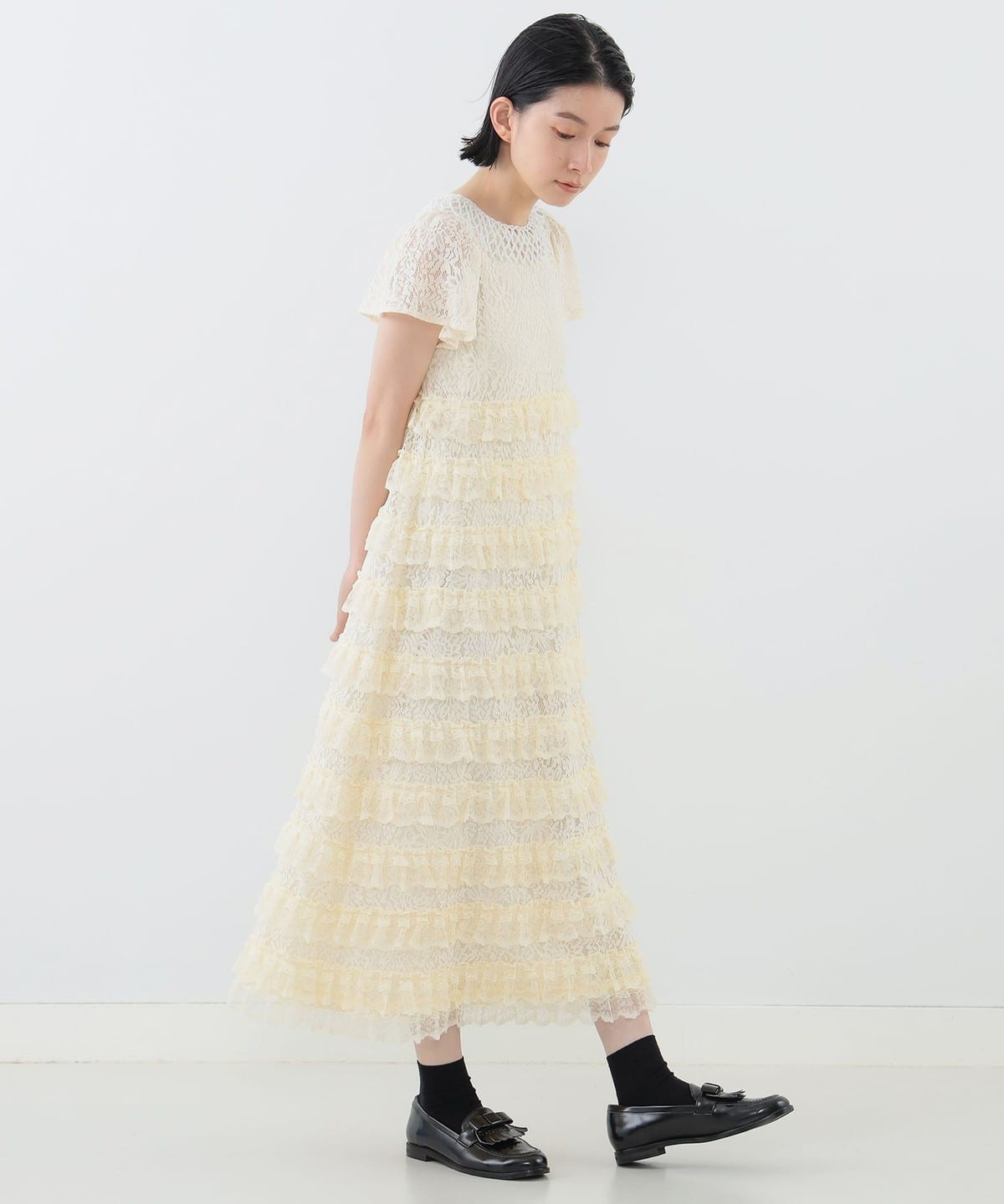 CAROLINA GLASER（カロリナ グレイサー）刺繍フラワー ロング