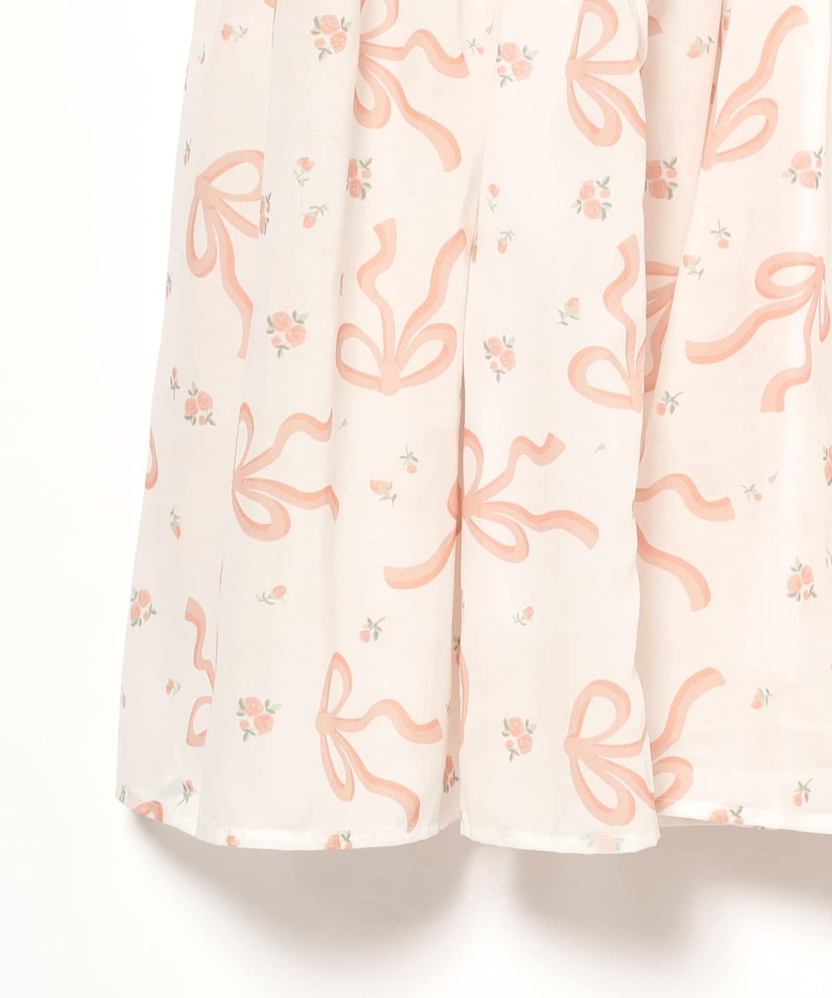 CAROLINA GLASER（カロリナ グレイサー）フラワーリボン柄 ティアード