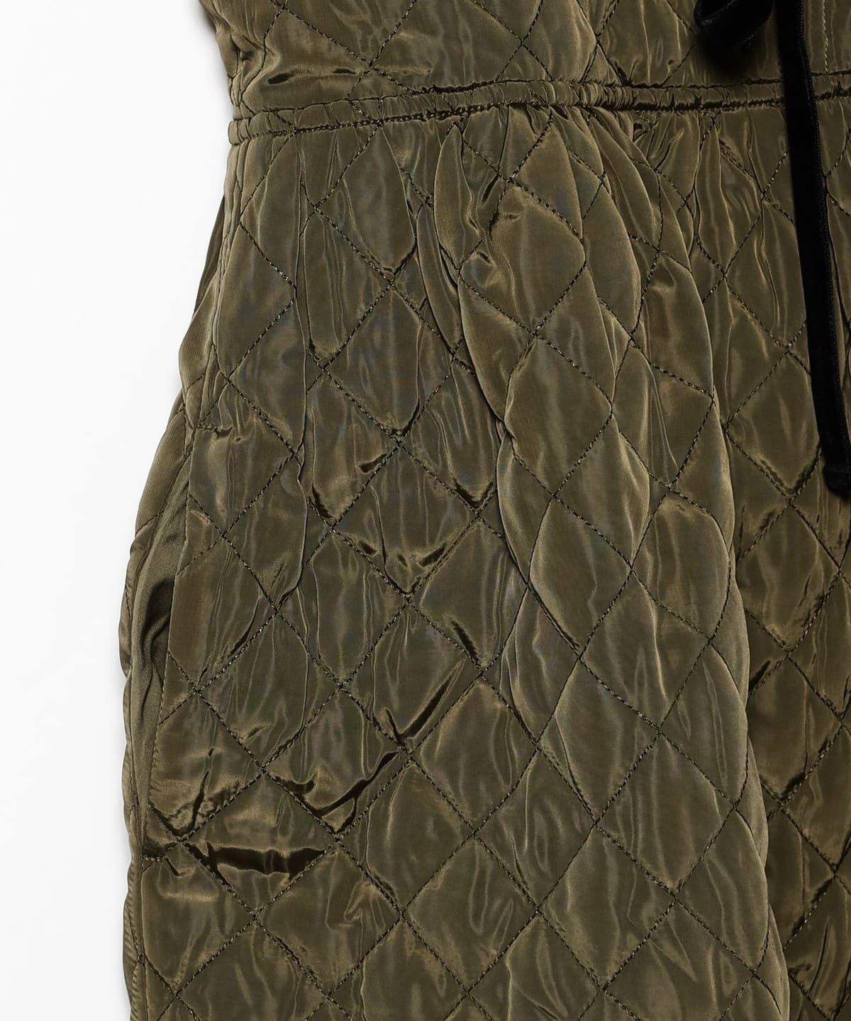 CAROLINA GLASER（カロリナ グレイサー）リボン付きキルティング