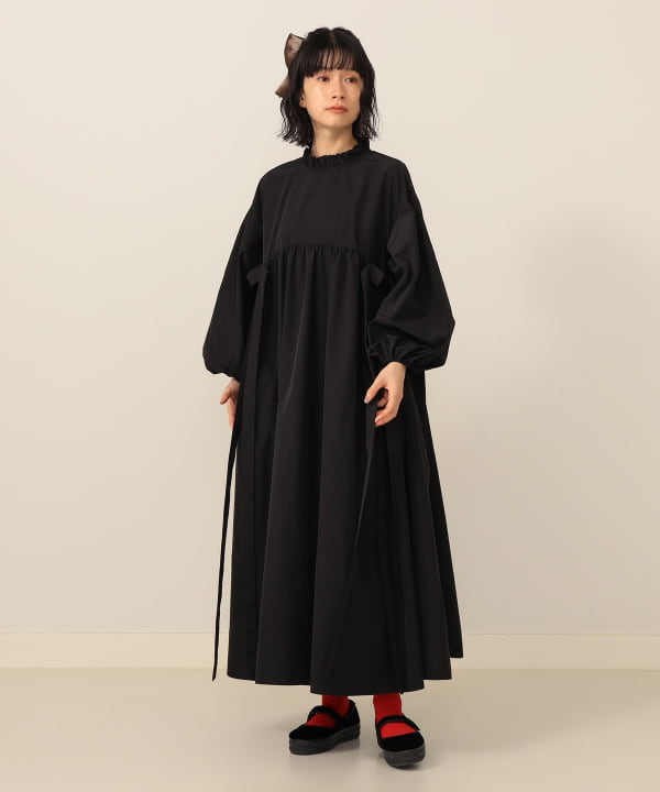 CAROLINA GLASER カロニアグレイサー　ボリュームスリーブワンピース CAROLINA GLASER（カロリナ グレイサー）【11/27値下げ】リップス