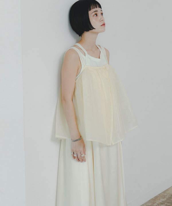 CAROLINA GLASER（カロリナ グレイサー）Mai / オーガンジー キャミ