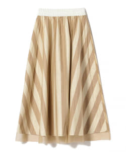 CAROLINA GLASER / 太ストライプチュール スカート