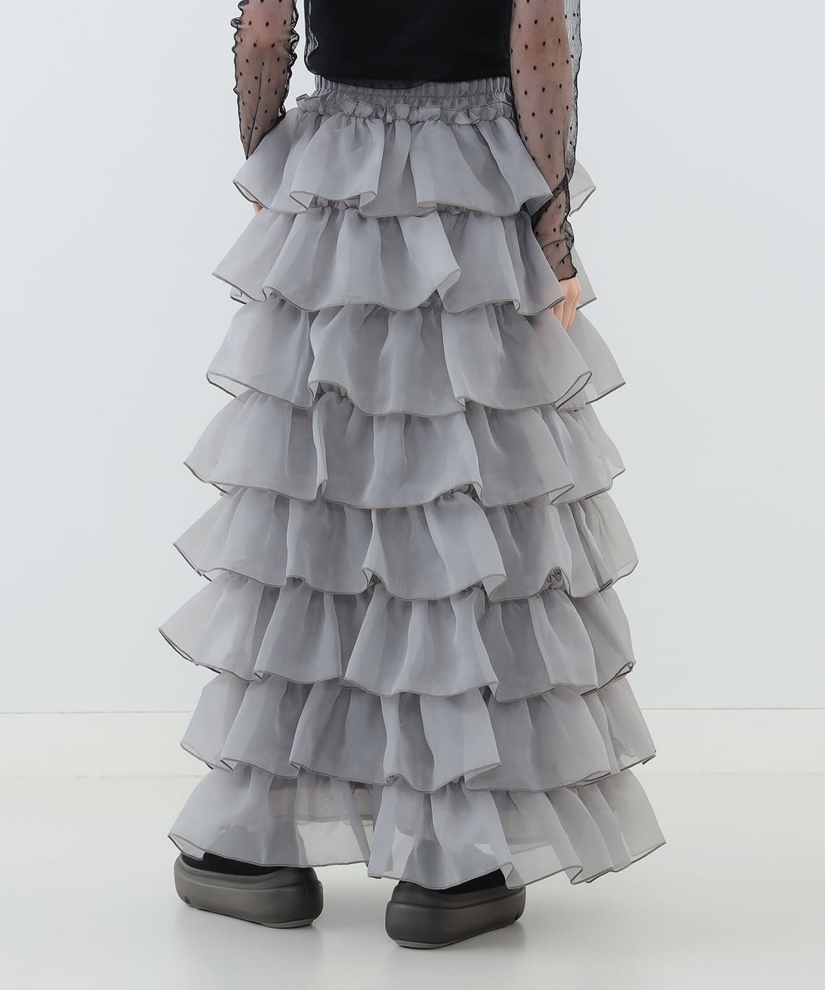 CAROLINA GLASER オーガンジーフリル スカート CAROLINA GLASER スカート オーガンジーフリル : ZOZOTOWN Yahoo