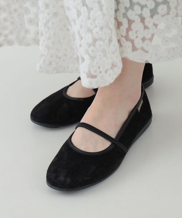【別注】ALBEROLA / フラットシューズ25SS　スエード　35 CAROLINA GLASER（カロリナ グレイサー）【別注】ALBEROLA