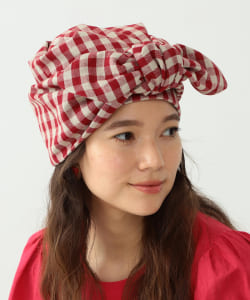 Barairo no Boushi × CAROLINA GLASER / ギンガム ターバン帽