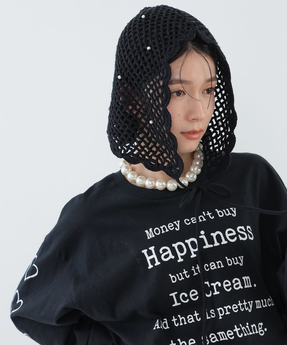 【別注】Casselini キャセリーニ / バラクラバ 帽子 WOMEN BLACK ONE SIZE 【別注】Casselini キャセリーニ / バラクラバ 帽子 WOMEN BLACK ONE SIZE