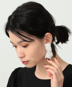 Aya × CAROLINA GLASER / ビーズ ピアス