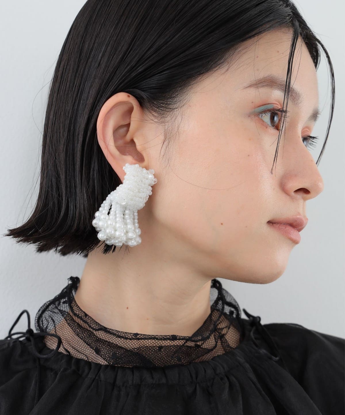 CAROLINA GLASER [CAROLINA GLASER LABOR ATION] Aya / Beaded Earrings  (Accessories Earrings (for both ears)) Available at BEAMS