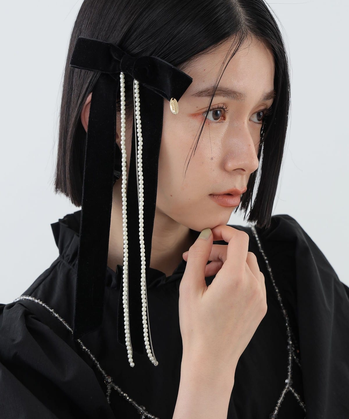 ベロアリボン ヘアクリップ ヘアアクセサリー WOMEN RIGHT ONE SIZE ベロアリボン ヘアクリップ ヘアアクセサリー WOMEN RIGHT ONE SIZE
