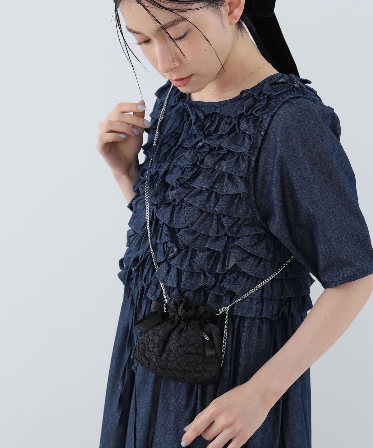 【COLLABORATION】Aya / マイクロ ショルダー バッグ WOMEN BLACK ONE SIZE 【COLLABORATION】Aya / マイクロ ショルダー バッグ WOMEN BLACK ONE SIZE