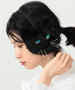 Barairo no Boushi × CAROLINA GLASER / 黒猫イヤーマフ