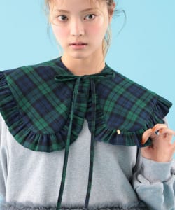 【+10%ポイントUP】フリル ビッグ つけ襟