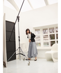 RBS / つけフリル ノースリーブ ブラウス