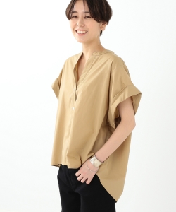 Ray BEAMS / ビッグ コクーン スキッパー シャツ