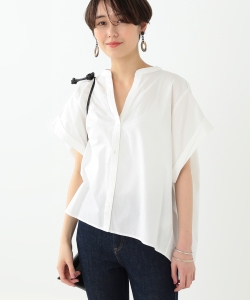 Ray BEAMS / ビッグ コクーン スキッパー シャツ