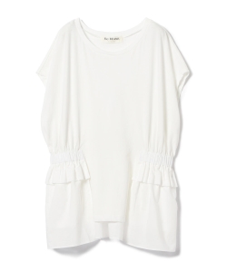 Ray BEAMS / キリカエ ペプラム Tシャツ