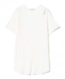 Ray BEAMS / アシンメトリー ショルダー オープン Tシャツ