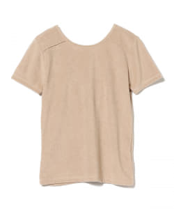 Ray BEAMS / パイル バック リボン Tシャツ