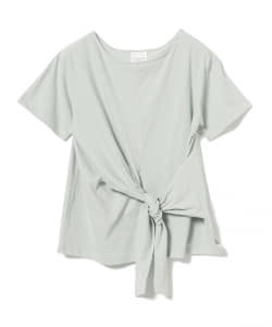 Ray BEAMS / アシメ ドレープ ノット Tシャツ