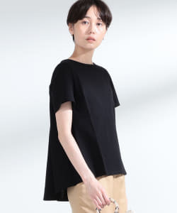 Ray BEAMS / バックフレア ラウンドネック Tシャツ