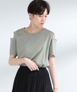 Ray BEAMS / ショルダー オープン Tシャツ