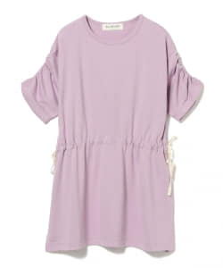 Ray BEAMS / ドロスト アーム ギャザー Tシャツ