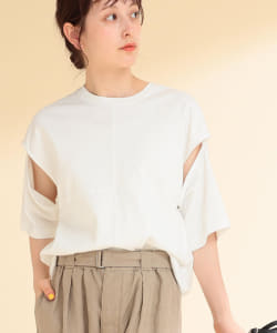Ray BEAMS / 女裝 袖開縫 設計 T恤