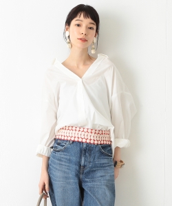 ◇Ray BEAMS / スキッパー コクーンシャツ