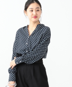 Ray BEAMS / 小紋プリント ブラウス