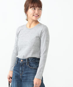 Ray BEAMS / コットン 天竺 クルーネック ロングスリーブ Tシャツ