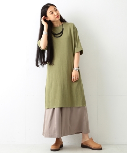 Ray BEAMS / サイドスリット ロング Tシャツ