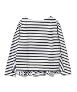 Ray BEAMS / バック フレア ボートネック Tシャツ