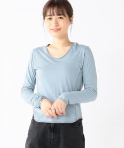 RBS / 配色 ステッチ Uネック Tシャツ