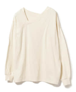 Ray BEAMS / アシメ Vネック Tシャツ