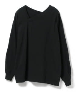 Ray BEAMS / アシメ Vネック Tシャツ