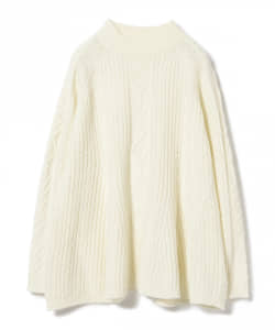 Ray BEAMS / ケーブル フレア ハイネック