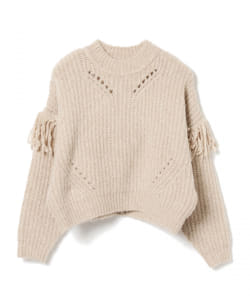 Ray BEAMS / フリンジスリーブ アイレット プルオーバー