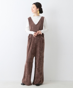 RBS / べロア ニット サロペット