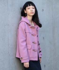△Ray BEAMS / メルトン ショート ダッフルコート